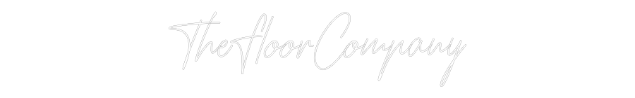 Custom neon sign TheFloorCompany