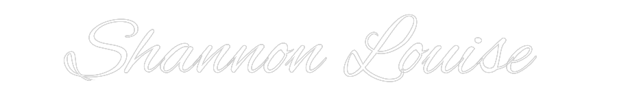 Custom neon sign Shannon Louise