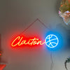Name with Basketball Neon Sign