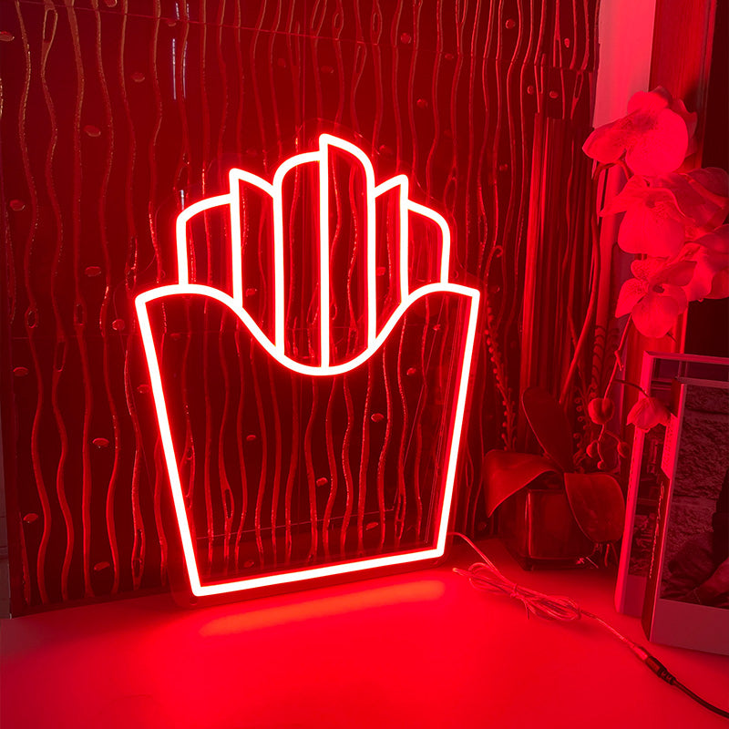 French Fries Neon Sign