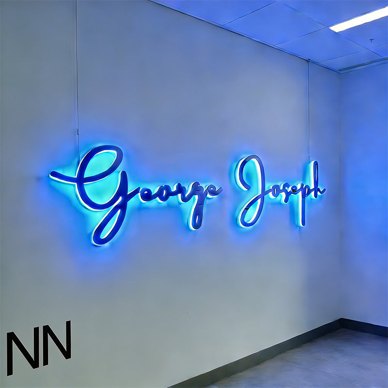 Acrylic backlit letters led signs