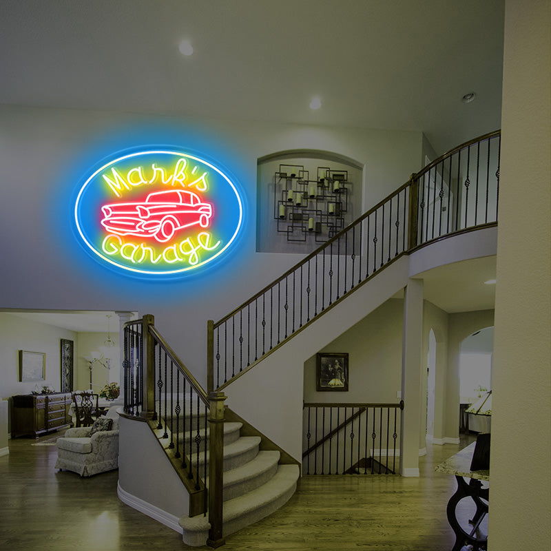 Personalisable Garage Neon Sign