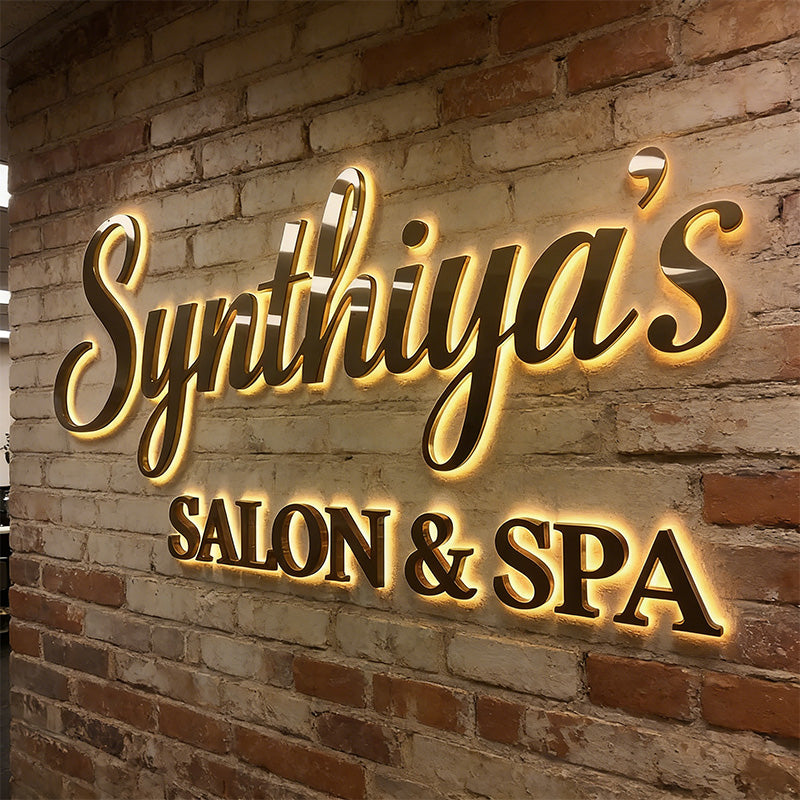 Stainless steel signage letters