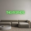 Custom neon sign The VR sphere