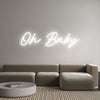 Custom neon sign Oh Baby