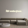Custom neon sign Not nineteen ...