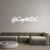 Custom neon sign @CapitalDC
