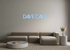 Custom neon sign Dave Cave
