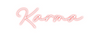Custom neon sign Karma