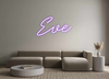 Custom neon sign Eve