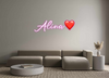 Custom neon sign Alina❤️