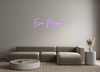 Custom neon sign Eva Megan x