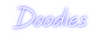 Custom neon sign Doodies