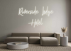 Custom neon sign Riverside Lod...