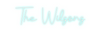 Custom neon sign The Wilsons