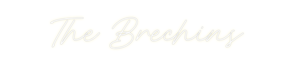Custom neon sign The Brechins