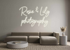 Custom neon sign Rosie & Lily ...