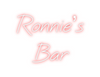 Custom neon sign Ronnie’s
Bar