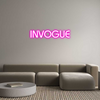 Custom neon sign INVOGUE