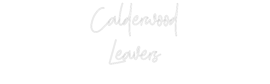 Custom neon sign Calderwood
L...