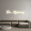 Custom neon sign The Mylroies