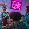 welcome bar signs - neonpartys.co.uk