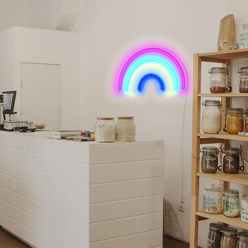 Rainbow led lights - neonpartys.co.uk