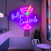 First name Cocktails neon lights