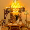 Love you mum neon light