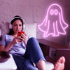 Green Ghost led Neon lights - neonpartys.co.uk
