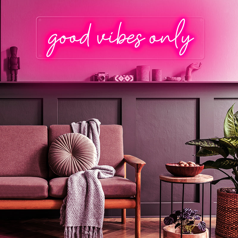 good vibes only neon lights - neonpartys.co.uk